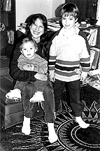 Helene Rosenberg, with sons, Joshua and Michael.